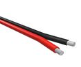 Stranded Wire, 2 Cores PVC 60V 2.5mm² Tinned Copper Black / Red RKUB 8m